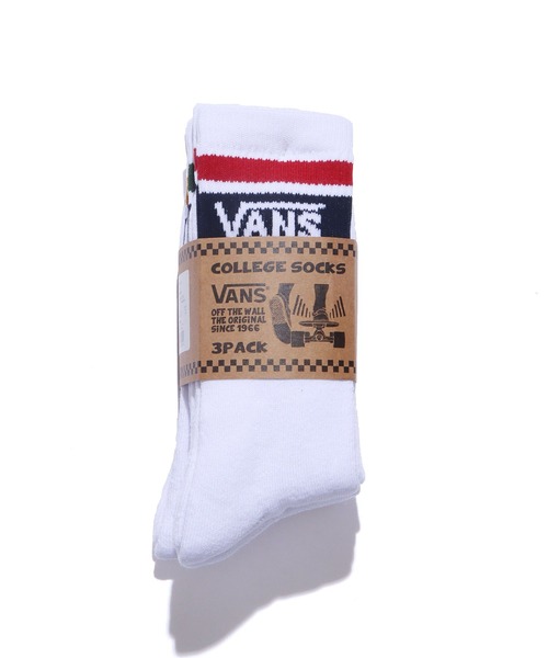 VANS(バンズ)の「VANS/ヴァンズ College Basic 3PSocks ラインソックス ストリート スケーター(ソックス/靴下・メンズ・ホワイト系その他・S/M)」の18枚目の写真