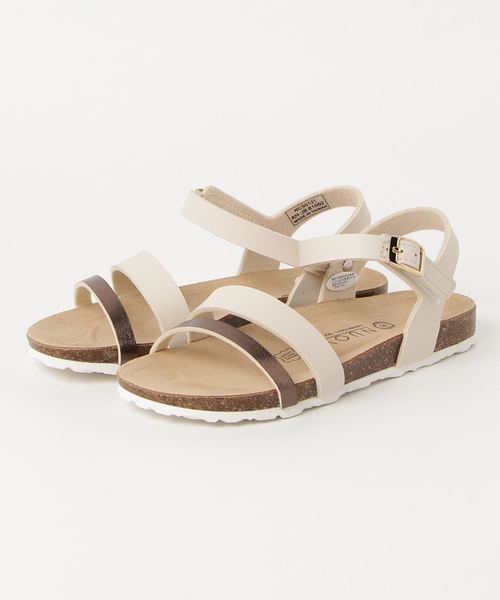 Nuovo ヌオーヴォ の レディース サンダル Nuovo ヌォーヴォ Combi Strap Nc Ivory サンダル Wear