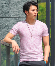 SPADE（スペード）の「【SPADE】スラブリップル クルーネック 半袖Tシャツ（Tシャツ/カットソー）」