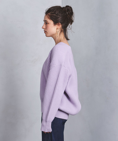 UNITED ARROWS（ユナイテッドアローズ）の「UWSC アゼ Vネック ニット