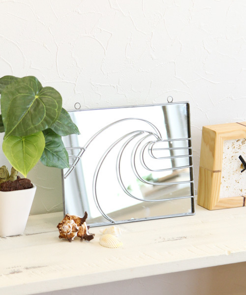 Bayflow ベイフロー のファッション Bayflow ベイフロー のインテリアアクセサリー オリジナルwaveミラー を購入できます Bayflow インテリア オリジナルwaveミラー インテリアアクセサリー 衝撃価格