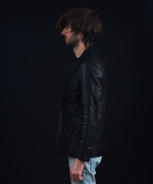 5351 POUR LES HOMMES（ゴーサンゴーイチプールオム）の「ベジタブルラムレザージャケット（テーラードジャケット・メンズ・ブラック・44(S)/46(M)/48(L)/50(XL)）」の13枚目の写真