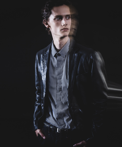 5351 POUR LES HOMMES（ゴーサンゴーイチプールオム）の「ベジタブルラムレザージャケット（テーラードジャケット・メンズ・ブラック・44(S)/46(M)/48(L)/50(XL)）」の15枚目の写真