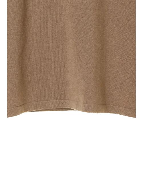 YECCA VECCA（イェッカヴェッカ）の「・ビジューハイネックニット（ニット/セーター・レディース・杢グレー/ブラック/モカ/グリーン・FREE）」の7枚目の写真