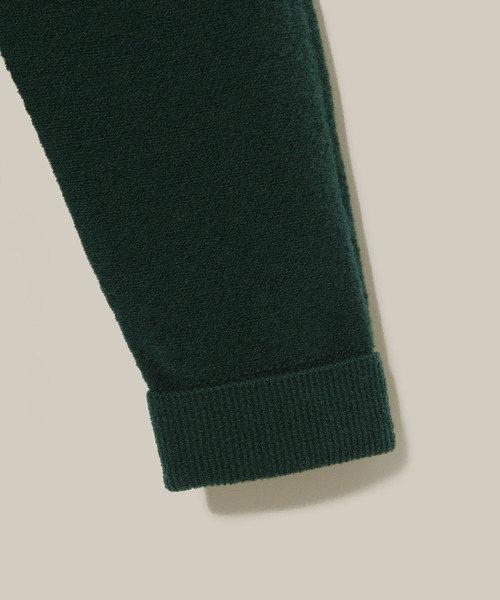 ADAM ET ROPE'（アダムエロペ）の「ストレッチウールホールガーメントクルーネックニット（ニット/セーター・メンズ・ブラック/グレー/グリーン・M/L）」の11枚目の写真