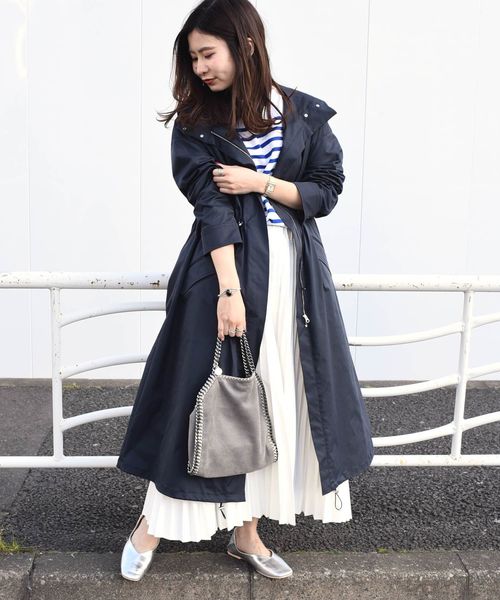 SHIPS（シップス）の「LIMONTAフードロングコート◇（その他アウター 