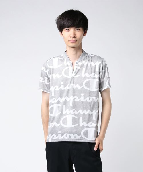 Champion(チャンピオン)の「【Champion/チャンピオン】メンズ TRAINING ポロシャツ(ポロシャツ・メンズ・グレー/ネイビー/ライム/ブラック/ホワイト・MEDIUM/LARGE/X-LARGE)」の4枚目の写真
