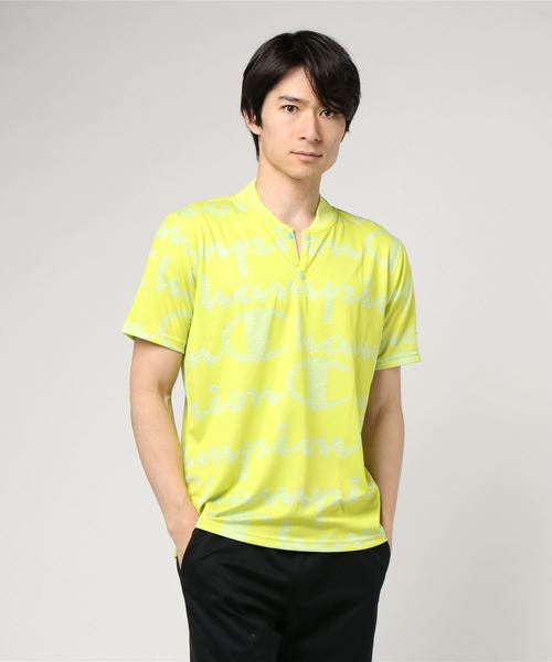 Champion(チャンピオン)の「【Champion/チャンピオン】メンズ TRAINING ポロシャツ(ポロシャツ・メンズ・グレー/ネイビー/ライム/ブラック/ホワイト・MEDIUM/LARGE/X-LARGE)」の1枚目の写真