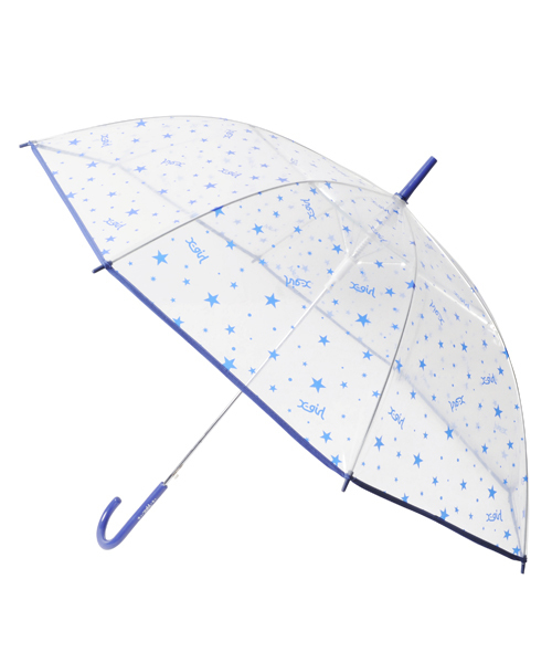 X-girl(エックスガール)の「STARDUST UMBRELLA(長傘・レディース・ピンク/ネイビー・ONE SIZE)」の2枚目の写真