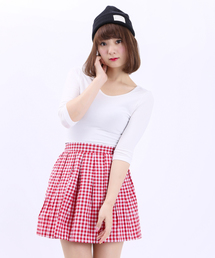 WEGO | WEGO/タイト7分袖Tシャツ(Tシャツ/カットソー)