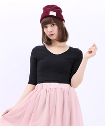 WEGO | WEGO/タイト7分袖Tシャツ(Tシャツ/カットソー)