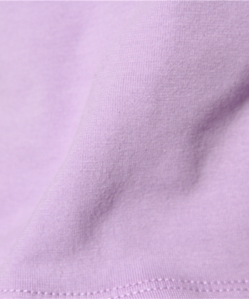 WEGO（ウィゴー）の「WEGO/タイト7分袖Tシャツ（Tシャツ/カットソー・レディース・オフホワイト/ブラック/ライトパープル/ライトイエロー・FREE）」の7枚目の写真