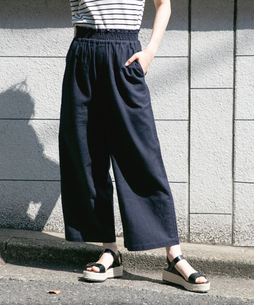 リネンシャーリングイージーパンツ 5090 パンツ Global セール パンツ パンツ Global Work グローバルワーク のファッション