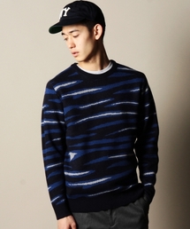 BEAUTY&YOUTH UNITED ARROWS | BY ゼブラ ジャカード クルーネック ニット◆§(ニット/セーター)