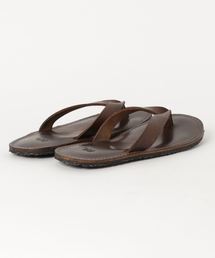RRL（ダブル アール エル）の「レザー フリップフロップ