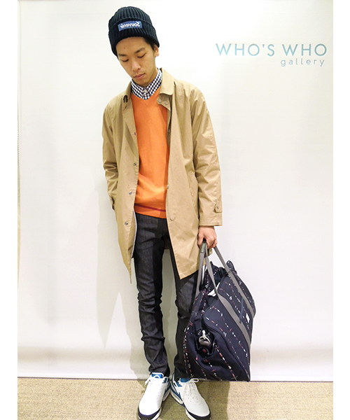 WHO'S WHO gallery(フーズフーギャラリー)の「【rinevuos】 ロゴビーニー(ニットキャップ/ビーニー・メンズ・ホワイト/レッド/ネイビー/ワインレッド/グレー/ブラック・FREE)」の16枚目の写真