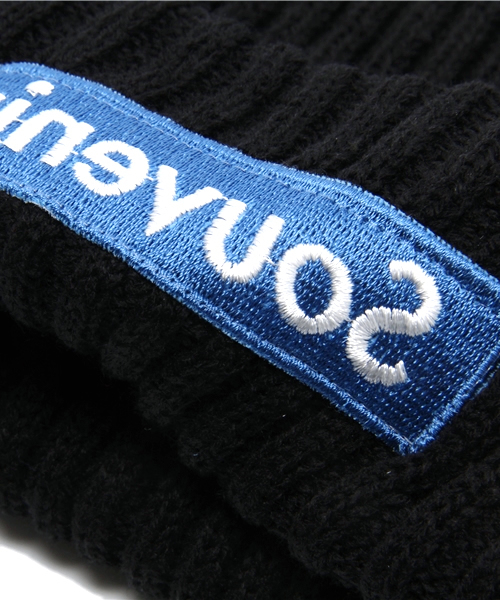 WHO'S WHO gallery(フーズフーギャラリー)の「【rinevuos】 ロゴビーニー(ニットキャップ/ビーニー・メンズ・ホワイト/レッド/ネイビー/ワインレッド/グレー/ブラック・FREE)」の10枚目の写真