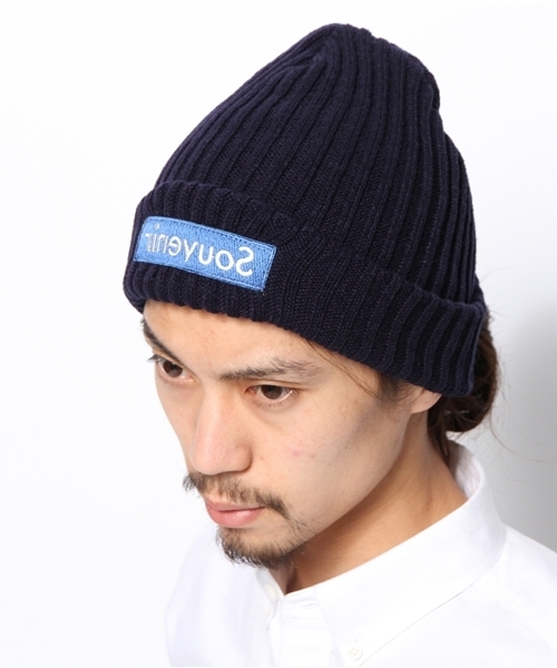 WHO'S WHO gallery(フーズフーギャラリー)の「【rinevuos】 ロゴビーニー(ニットキャップ/ビーニー・メンズ・ホワイト/レッド/ネイビー/ワインレッド/グレー/ブラック・FREE)」の8枚目の写真