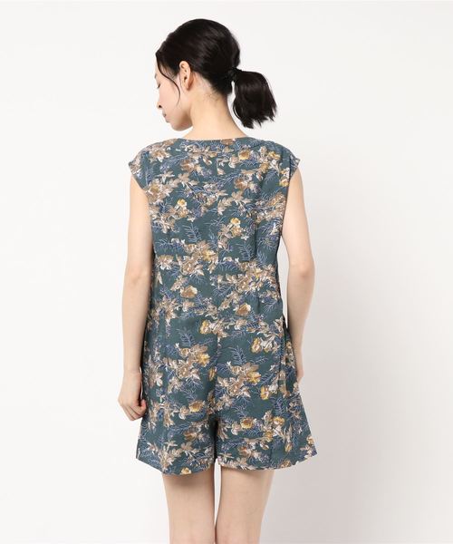 FREE'S MART（フリーズマート）の「大花柄ボタンディティールコンビネゾン（ワンピース・レディース・ブラウン系その他/グリーン系その他・FREE）」の7枚目の写真