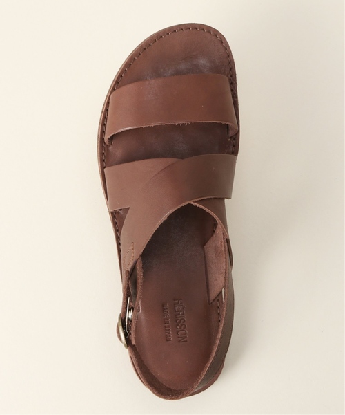 HERISSON（エリソン）の「HERISSON / エリソン レザーサンダル BACK STRAP（サンダル・メンズ・ブラック/ブラウン・26cm/27cm/28cm）」の13枚目の写真