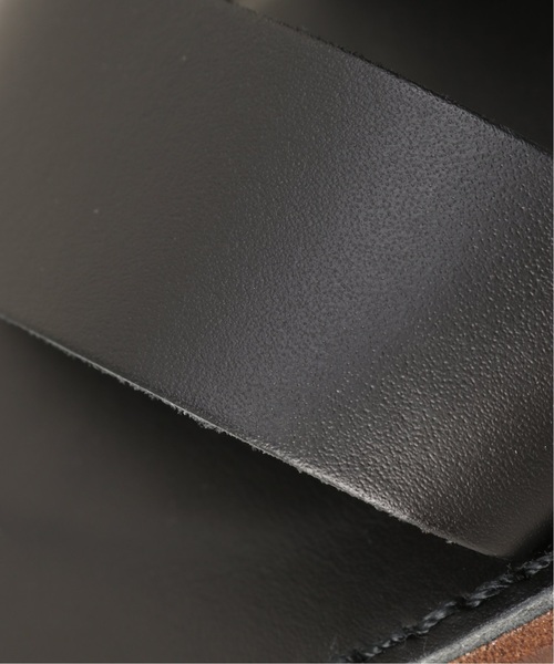 HERISSON（エリソン）の「HERISSON / エリソン レザーサンダル BACK STRAP（サンダル・メンズ・ブラック/ブラウン・26cm/27cm/28cm）」の5枚目の写真