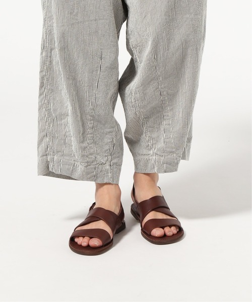 HERISSON（エリソン）の「HERISSON / エリソン レザーサンダル BACK STRAP（サンダル・メンズ・ブラック/ブラウン・26cm/27cm/28cm）」の7枚目の写真