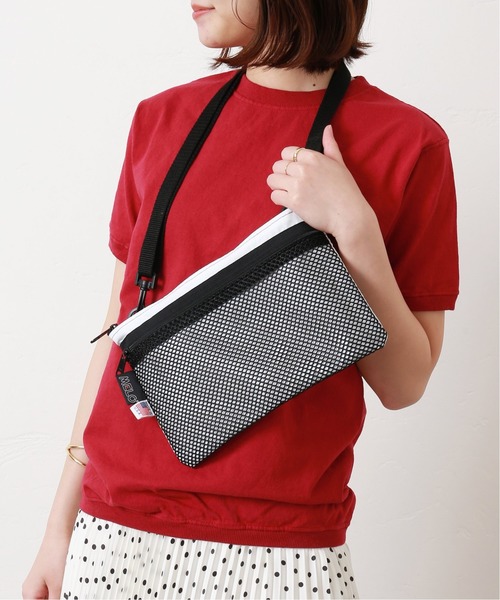 MELO(メロ)の「【MELO/メロ】メッシュサコッシュ◆(ショルダーバッグ・レディース・ホワイト/ブラック/ベージュ/オレンジ・FREE)」の2枚目の写真