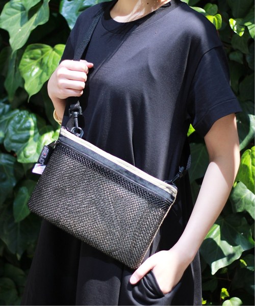 MELO(メロ)の「【MELO/メロ】メッシュサコッシュ◆(ショルダーバッグ・レディース・ホワイト/ブラック/ベージュ/オレンジ・FREE)」の9枚目の写真