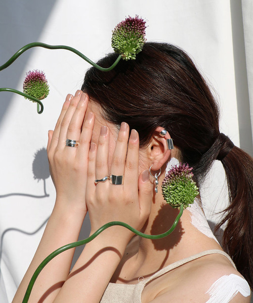 foun.（フォウン）の「foun. フォウン silver925    ウェーブシルバーリング（リング・レディース・シルバー・#13/#11）」の3枚目の写真