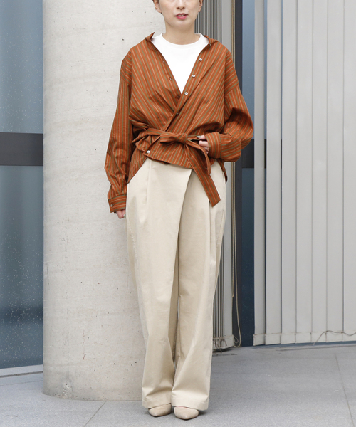 セール L Aventure Martinique マルチストライプシャツ シャツ ブラウス Martinique マルティニーク のファッション通販 Zozotown