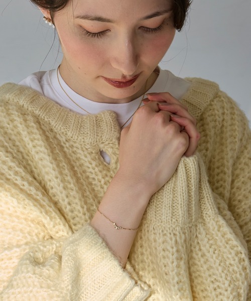 Phoebe（フィービィー）の「Vラインビジューブレスレット（ブレスレット・レディース・ゴールド/ピンクゴールド・FREE）」の8枚目の写真