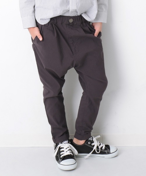 devirock（デビロック）の「ウルトラストレッチタックパンツ（その他パンツ・キッズ・ブラック/チャコール/パープル系その他2/テラコッタ/ライトベージュ/スモークピンク/パープル系その他/グリーン系その他/モカ/カーキ/オフホワイト/ベージュ/ヘザーチャコール/アイボリー/グリーン系その他2・80ｃｍ/90cm/95cm/110cm/100cm/120cm/150cm/160cm/130cm/140cm）」の13枚目の写真