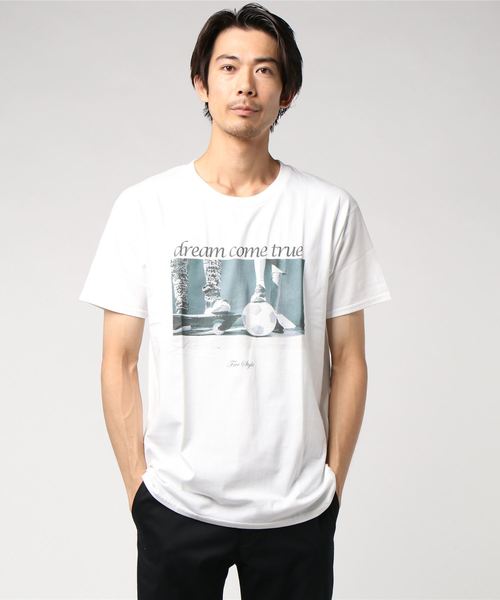 ONE DAY KMC (ワンデイケーエムシー)の「SMITHLAB/PHOTO PRINT TEE - DREAM -(Tシャツ/カットソー・メンズ・ホワイト・MEDIUM/LARGE/X-LARGE)」の1枚目の写真