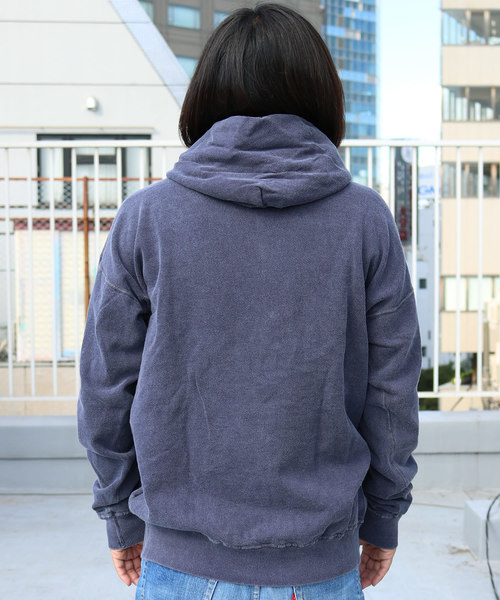 MIXTA（ミクスタ）の「Mixta/ミクスタ SO CAL19 HOODY　プルオーバーパーカー（パーカー・メンズ・ナチュラル/オリーブ/ヘザーグレー/ネイビー・S/M/L）」の8枚目の写真
