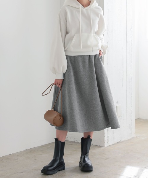 KOBE LETTUCE（コウベレタス）の「[ 裏起毛 ] 2丈フレアスカート（スカート・レディース・ピンク系その他/ボルドー/ブラウン/カーキ/グレー系その他/ブラック/ブラック系その他/ブラウン系その他/グリーン系その他/レッド系その他/グレー系その他2/ピンク系その他2/ブルー/ブルー系その他/ベージュ/ベージュ系その他/グレー系/ホワイト系/ブラック系/ベージュ系/ホワイト系1/ブラック系1/グレー系1/ブラウン系1/グリーン系1/ベージュ系1/ピンク系1/ブラウン系/グリーン系/ピンク系/チャコールグレー/グリーン系2/ピンク系2/グレー系2/ブラック系2/ブラック系3/ピンク系3/グレー系その他3/グレー系3/ホワイト系3/グリーン系3/ホワイト系2/ブラウン系3/ブラウン系2/グレイッシュベージュ/ネイビー/スモークピンク・FREE/ﾌﾘ-/1/2/3/4/#2/#1）」の19枚目の写真