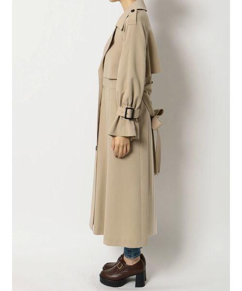 dazzlin（ダズリン）の「バックプリーツロングトレンチコート（トレンチコート・レディース・ベージュ/ブルー/その他1・SMALL/MEDIUM）」の19枚目の写真