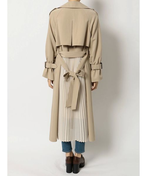 dazzlin（ダズリン）の「バックプリーツロングトレンチコート（トレンチコート・レディース・ベージュ/ブルー/その他1・SMALL/MEDIUM）」の20枚目の写真