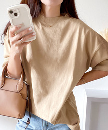 classicalelf（クラシカルエルフ）の「ゆるっとカジュアル。ミドル丈無地クルーネックビッグTシャツ（Tシャツ/カットソー・メンズ）」