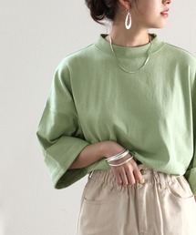 classicalelf | ヘビーウェイト ミドル丈無地クルーネックビッグTシャツ（半袖）(Tシャツ/カットソー)