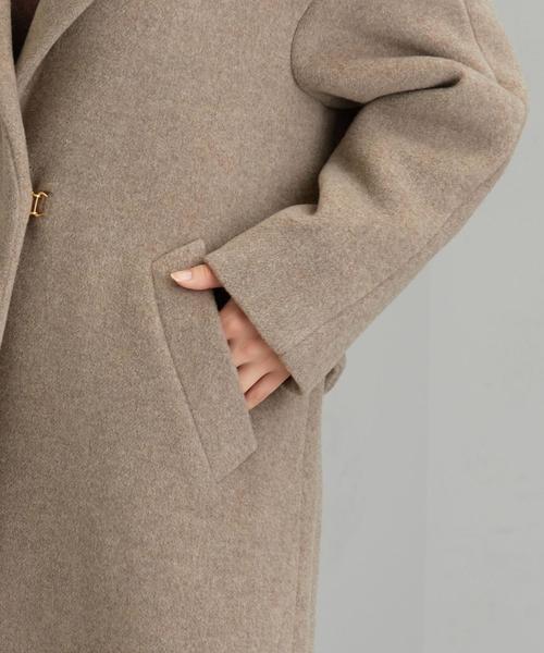 FAbRICA FFC ロングチェスターコート ナチュラル 38 green label relaxing（グリーンレーベルリラクシング）の「[FAbRICA