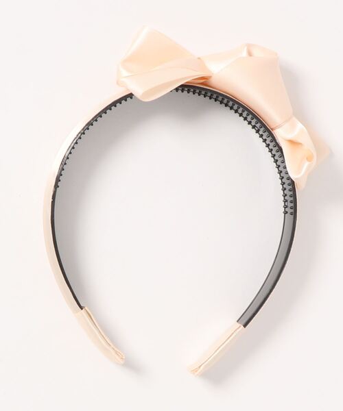 CHOPIN（ショパン）の「サテンリボンカチューシャ（カチューシャ・キッズ・ネイビー/ピンク/ホワイト・FREE）」の3枚目の写真