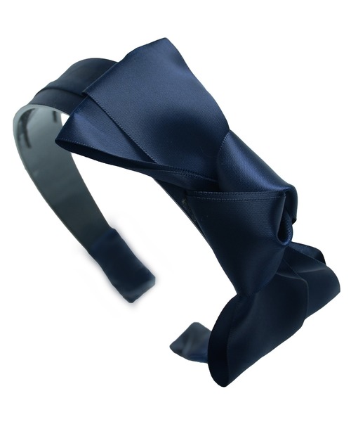 CHOPIN（ショパン）の「サテンリボンカチューシャ（カチューシャ・キッズ・ネイビー/ピンク/ホワイト・FREE）」の10枚目の写真