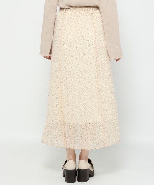 Heather(ヘザー)の「フラワーAラインロングスカート 874515(スカート・レディース・ホワイト系その他/ブラック系その他/ブルー系その他・FREE)」の8枚目の写真