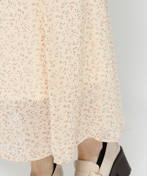 Heather(ヘザー)の「フラワーAラインロングスカート 874515(スカート・レディース・ホワイト系その他/ブラック系その他/ブルー系その他・FREE)」の11枚目の写真