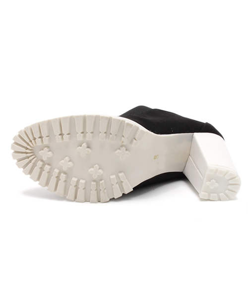 DISCOAT（ディスコート）の「【Discoat】ホワイトソールサイドゴアブーツ（ブーティ・レディース・ブラック/グレー・SMALL/MEDIUM/LARGE）」の4枚目の写真