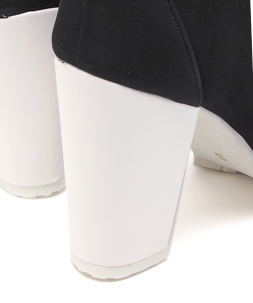 DISCOAT（ディスコート）の「【Discoat】ホワイトソールサイドゴアブーツ（ブーティ・レディース・ブラック/グレー・SMALL/MEDIUM/LARGE）」の8枚目の写真