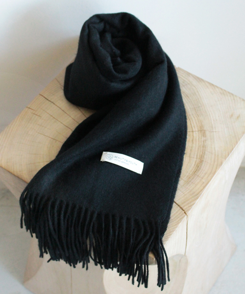 BEAUTY&YOUTH UNITED ARROWS（ビューティーアンドユースユナイテッドアローズ）の「BYTF∵カシミヤ60×160ストール ◆（ストール/ショール・レディース・ホワイト/ブラック/ライトグレー/ライトブルー/ライトピンク/ベージュ・ﾌﾘ-）」の10枚目の写真