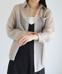 【カラバリ豊富】ニュアンスカラーシャツ