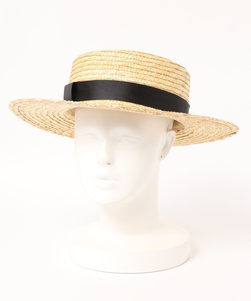 ap retro（アプレトロ）の「カンカン帽【ZOZO限定アイテム】（ハット・レディース・ベージュ・FREE）」の2枚目の写真