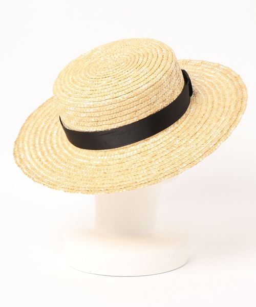 ap retro（アプレトロ）の「カンカン帽【ZOZO限定アイテム】（ハット・レディース・ベージュ・FREE）」の4枚目の写真